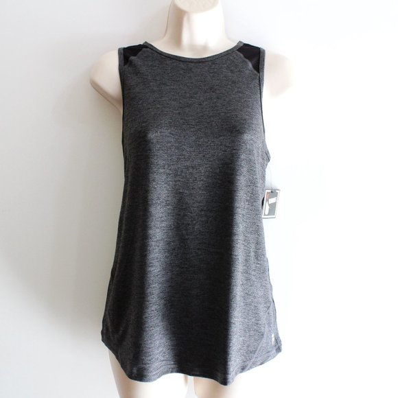 Fila Women's Athletic Tank Top Size L Gray Black - Picture 1 of 5